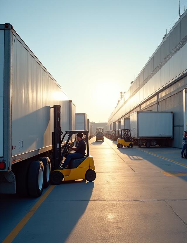 Logistics loading bay operation